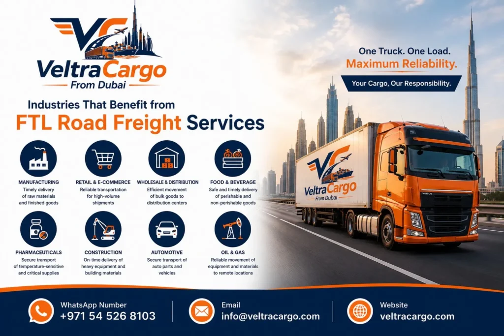 Industries That Benefit from FTL Road Freight Services