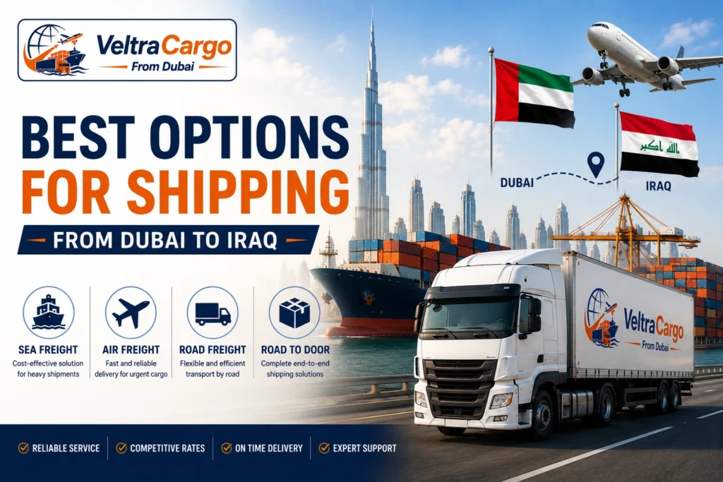 Best Options for Shipping from Dubai to Iraq