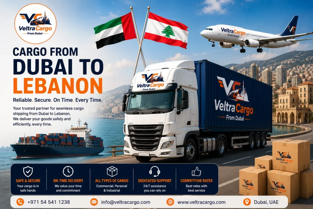 Cargo From Dubai to Lebanon