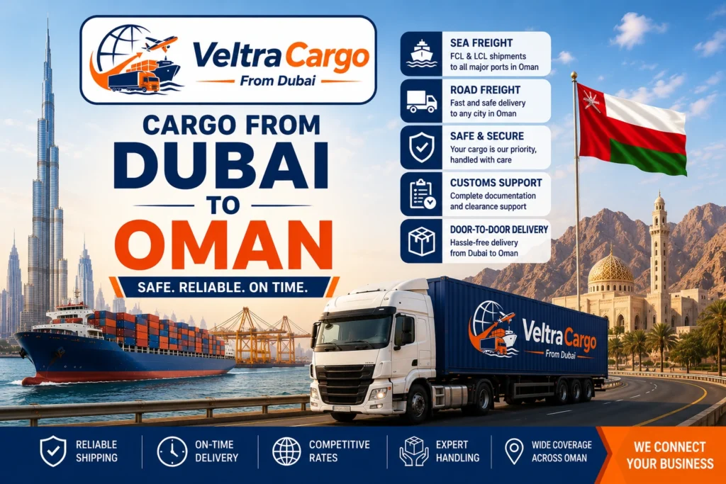 Cargo From Dubai to Oman