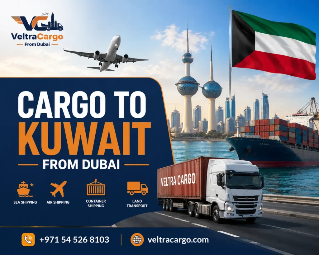 Cargo to Kuwait from Dubai