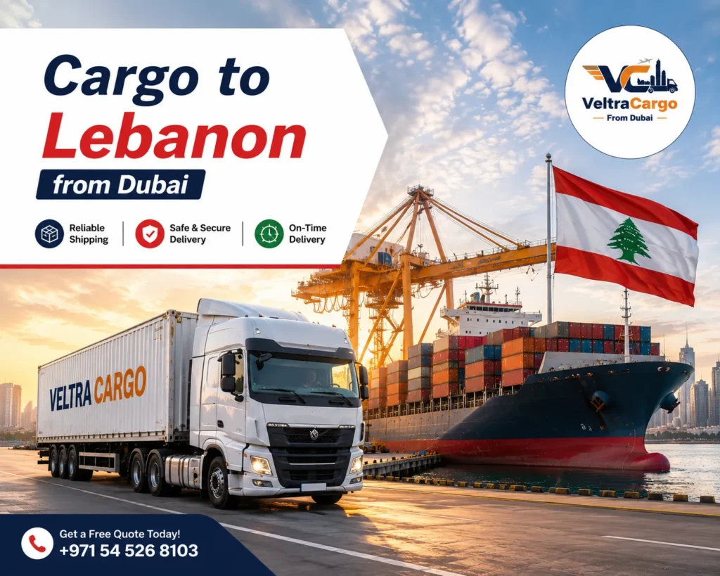 Cargo to Lebanon from Dubai
