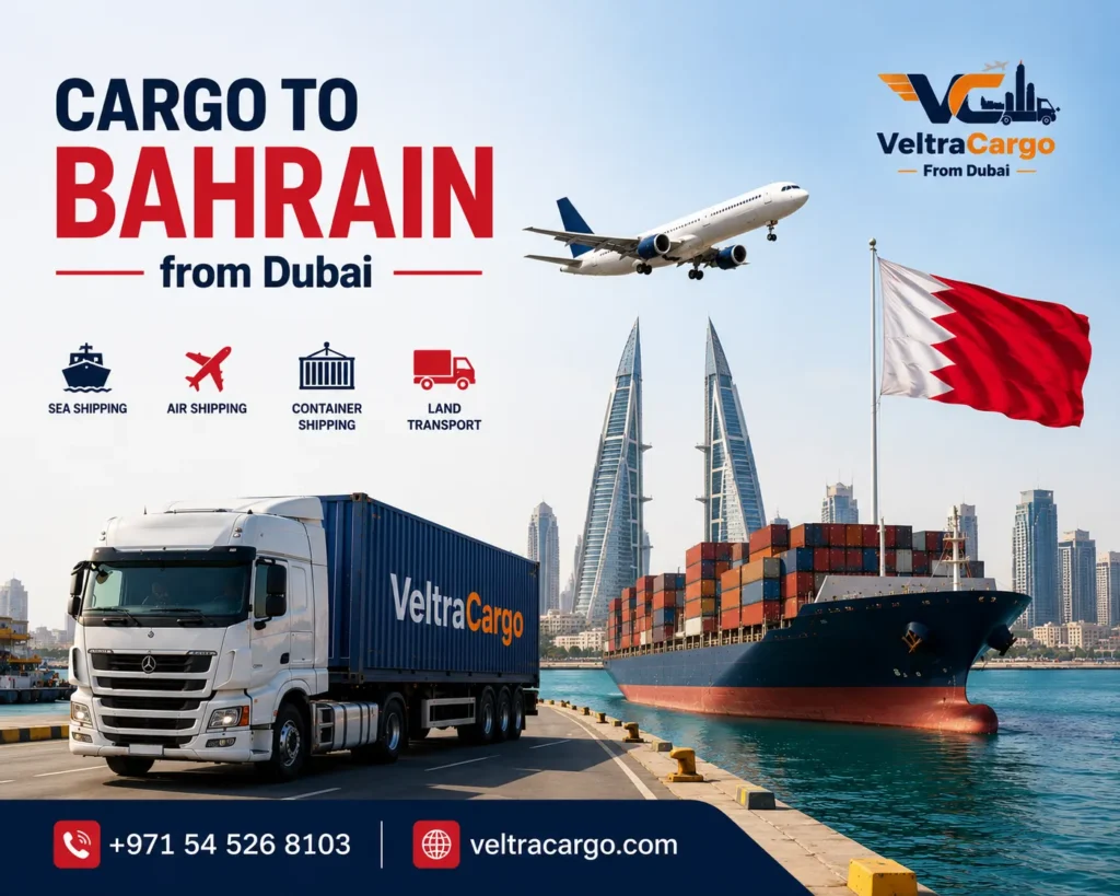 Cargo to Bahrain from Dubai