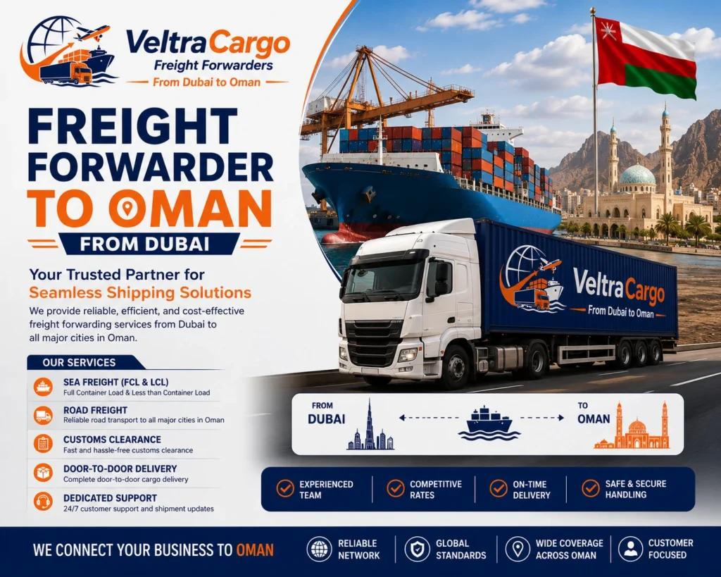 Freight Forwarder to Oman from Dubai