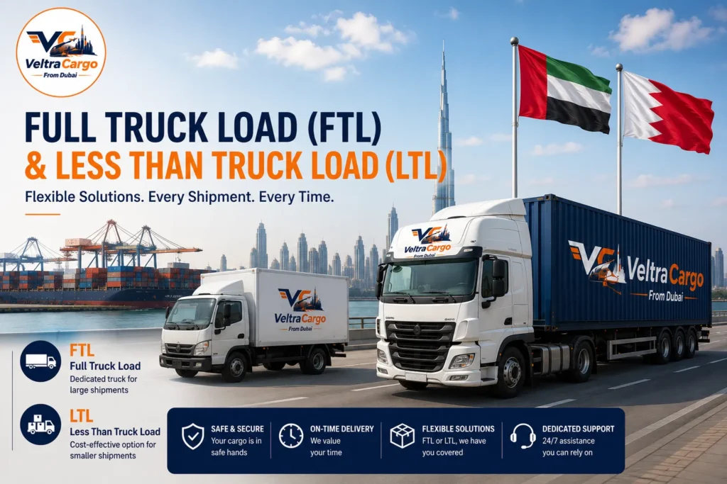 Full Truck Load (FTL) & Less Than Truck Load (LTL)