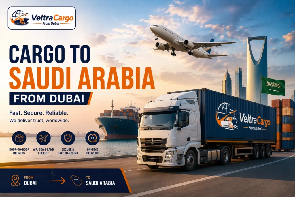 Cargo to Saudi Arabia from Dubai