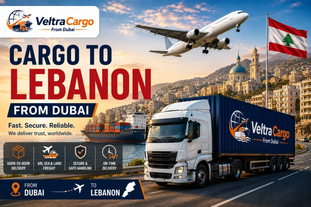 Cargo to Lebanon from Dubai