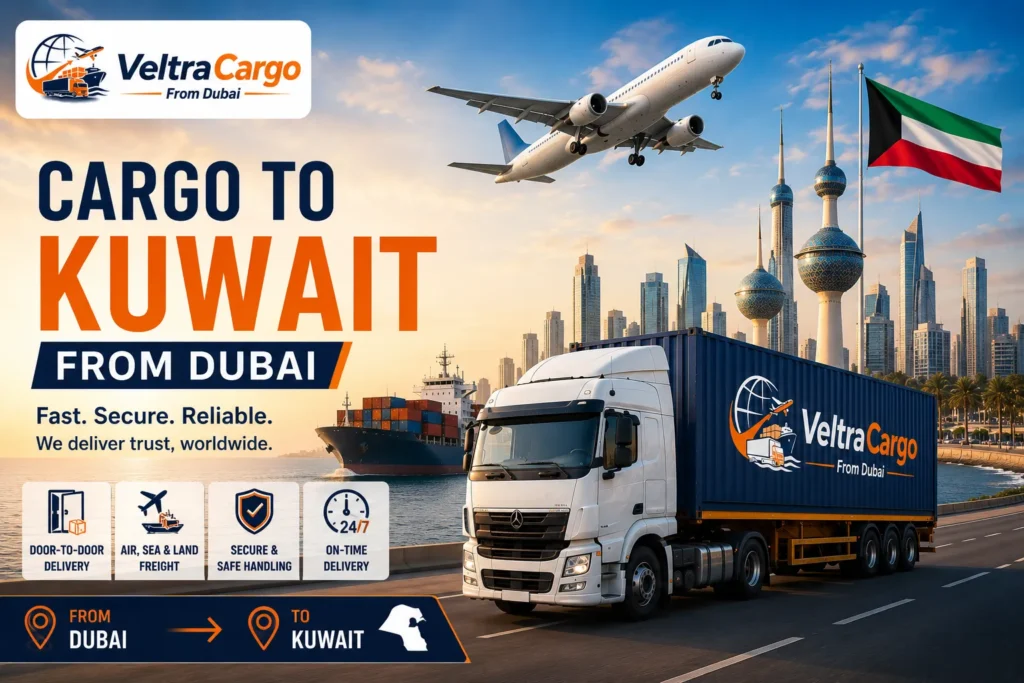 Cargo to Kuwait from Dubai