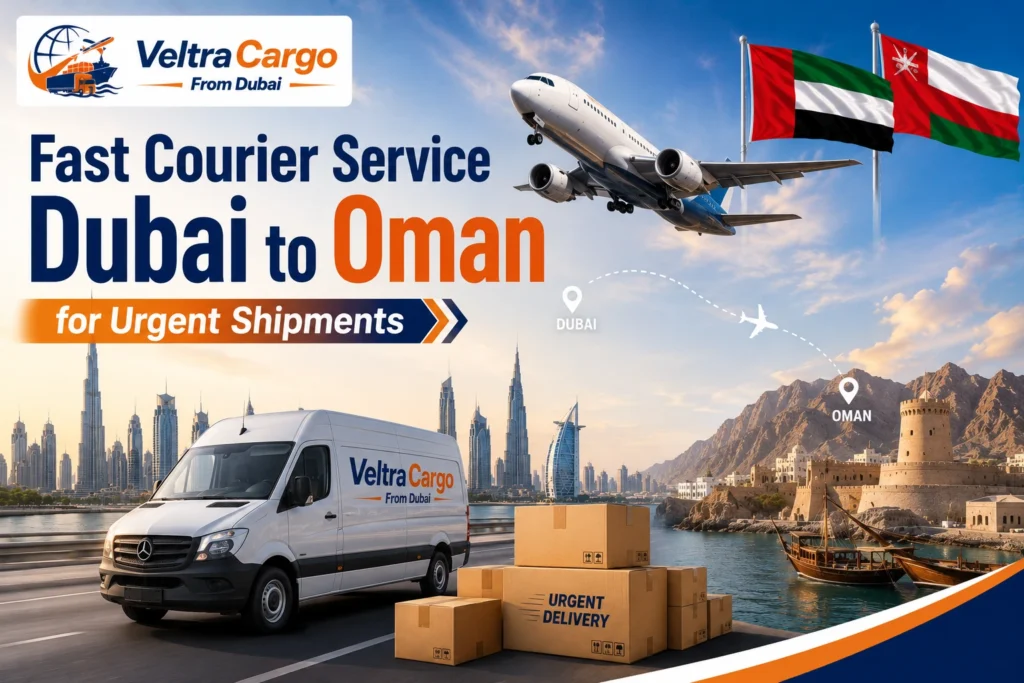 Shipping Route UAE to Oman