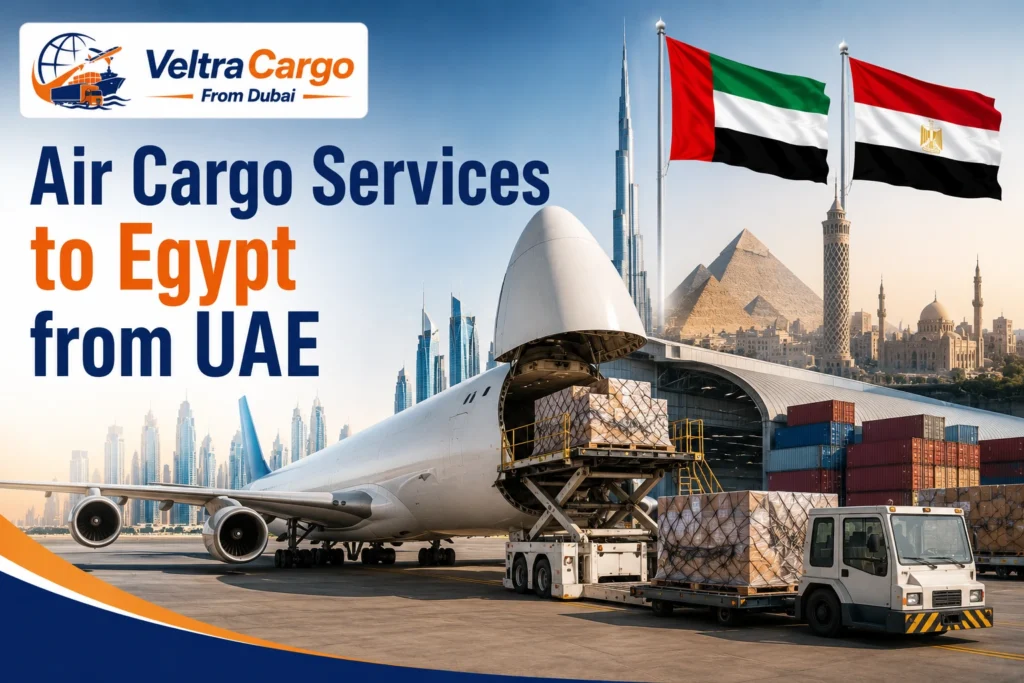 Air cargo services to Egypt from UAE