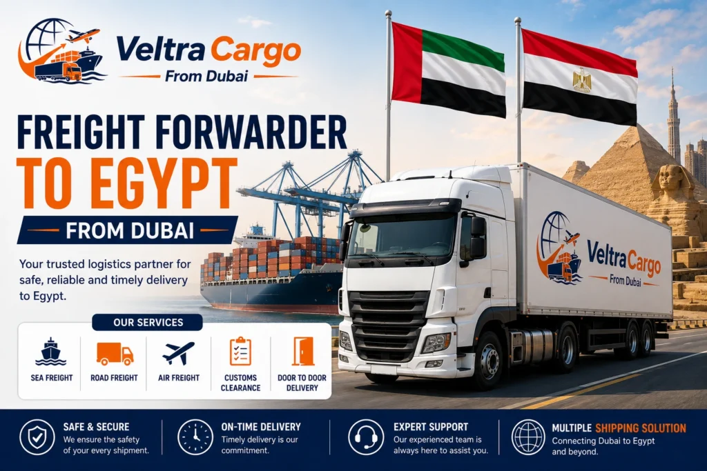Freight Forwarder to Egypt from Dubai