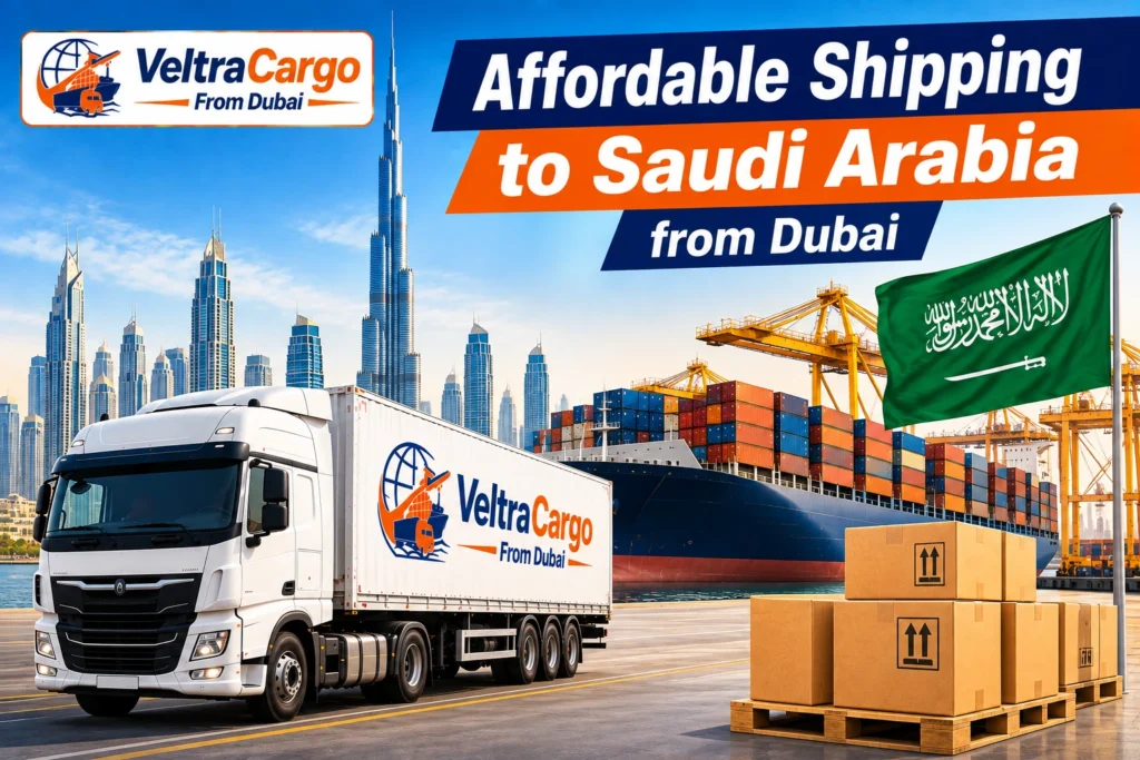 Affordable Shipping to Saudi Arabia from Dubai