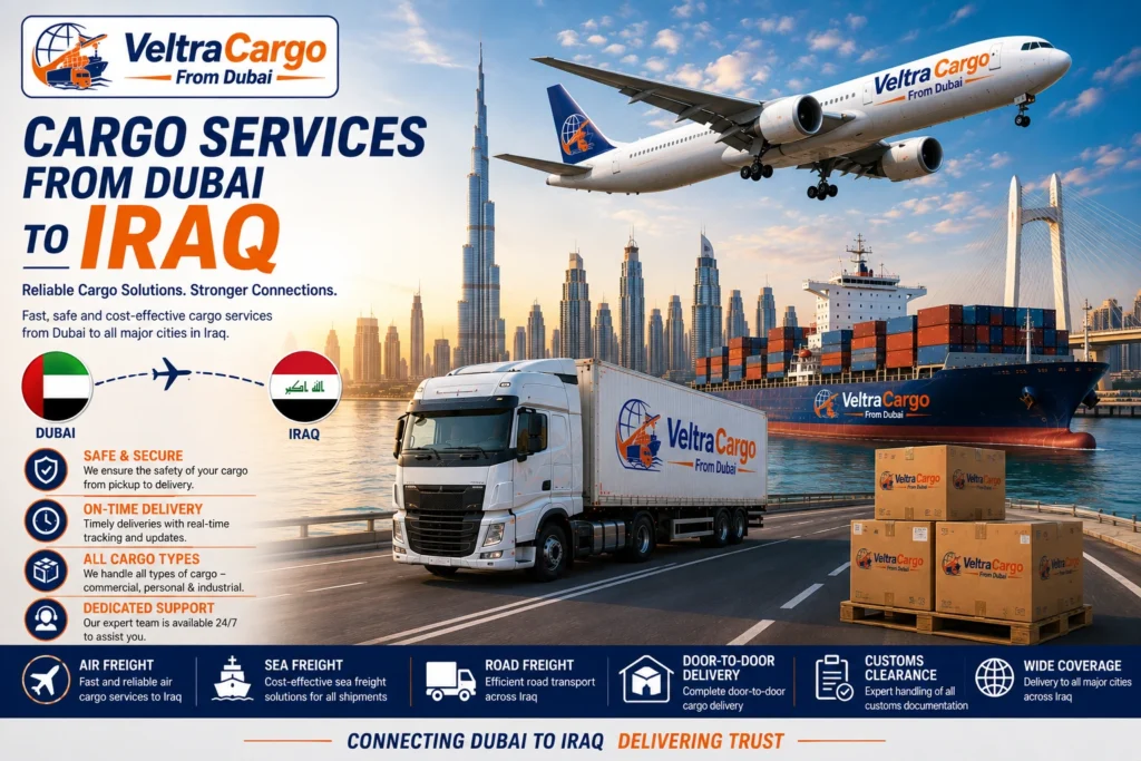 Cargo Services from Dubai to Iraq