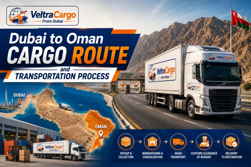 Dubai to Oman Cargo Route and Transportation Process