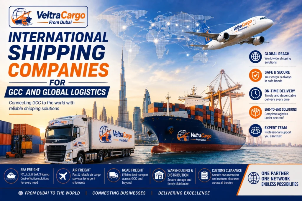 International Shipping Companies for GCC and Global Logistics