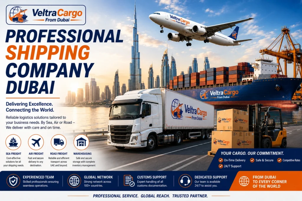 Professional Shipping Company Dubai