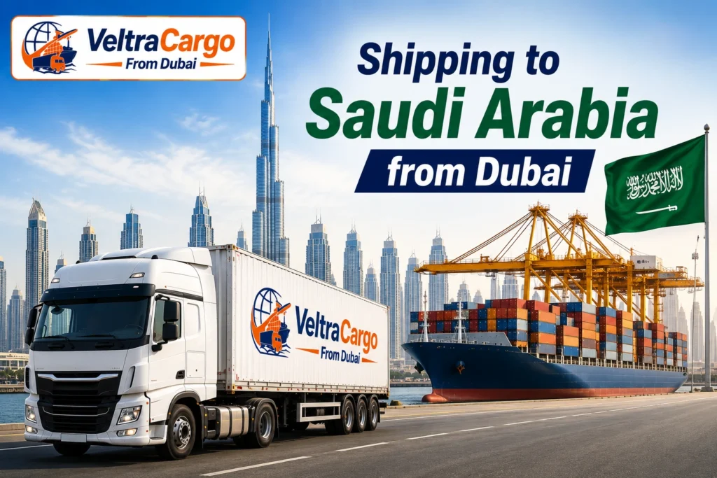 Shipping to Saudi Arabia from Dubai