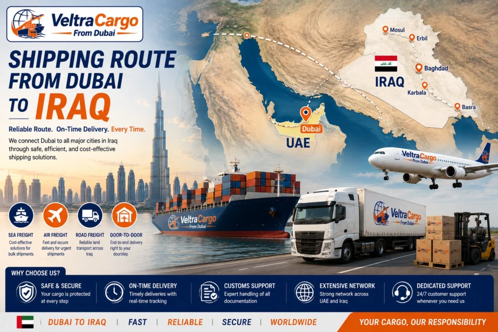 Cargo Services from Dubai to Iraq