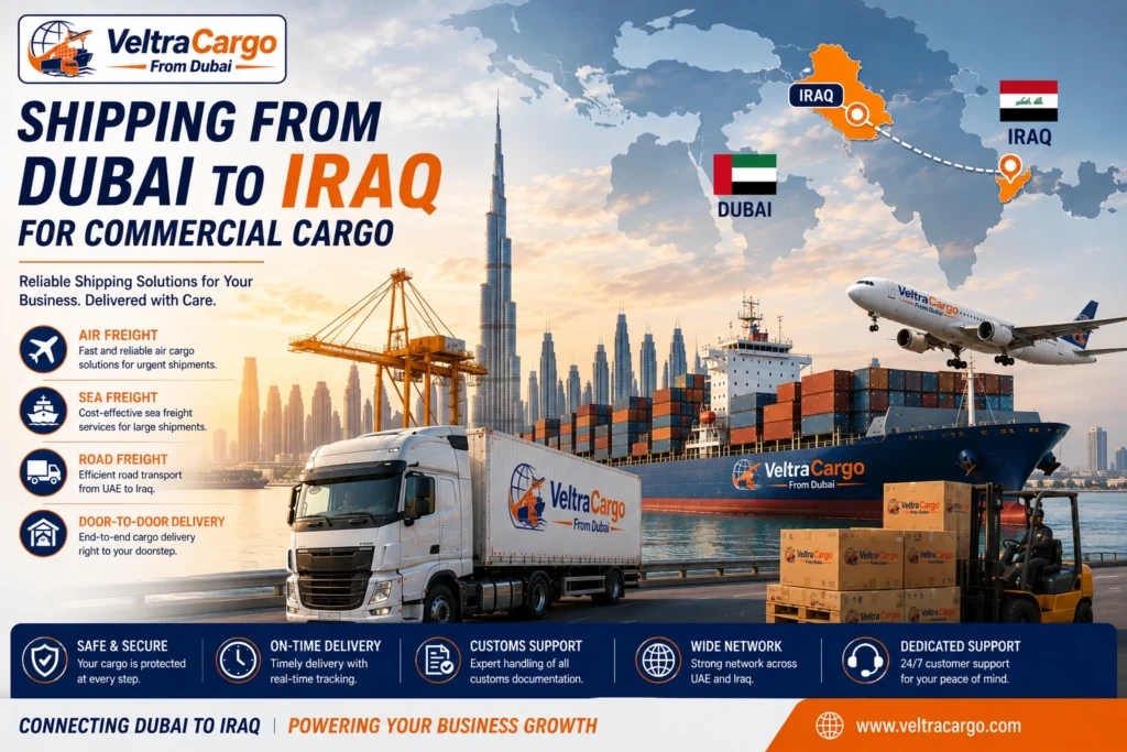 Cargo Services from Dubai to Iraq