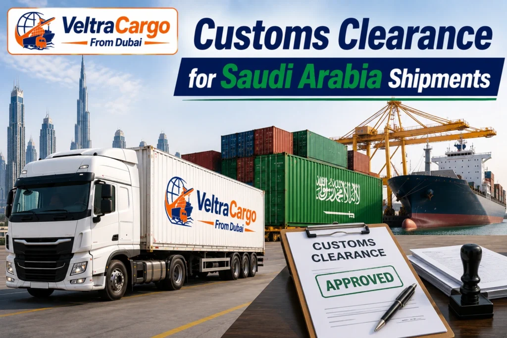 Shipping to Saudi Arabia from Dubai