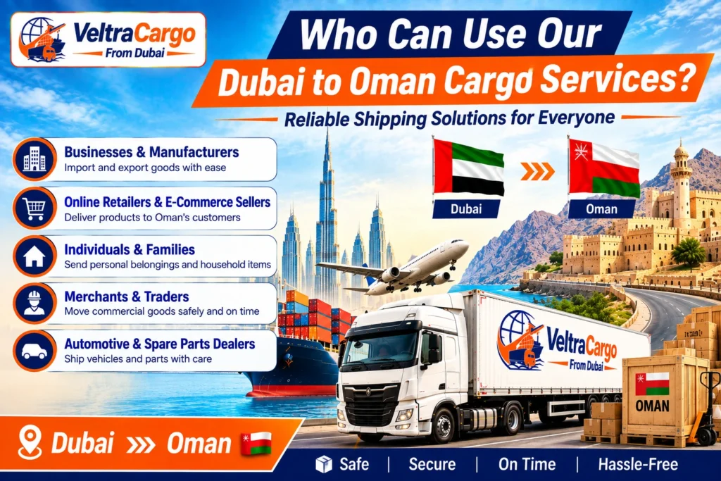 Cheapest cargo to oman from dubai