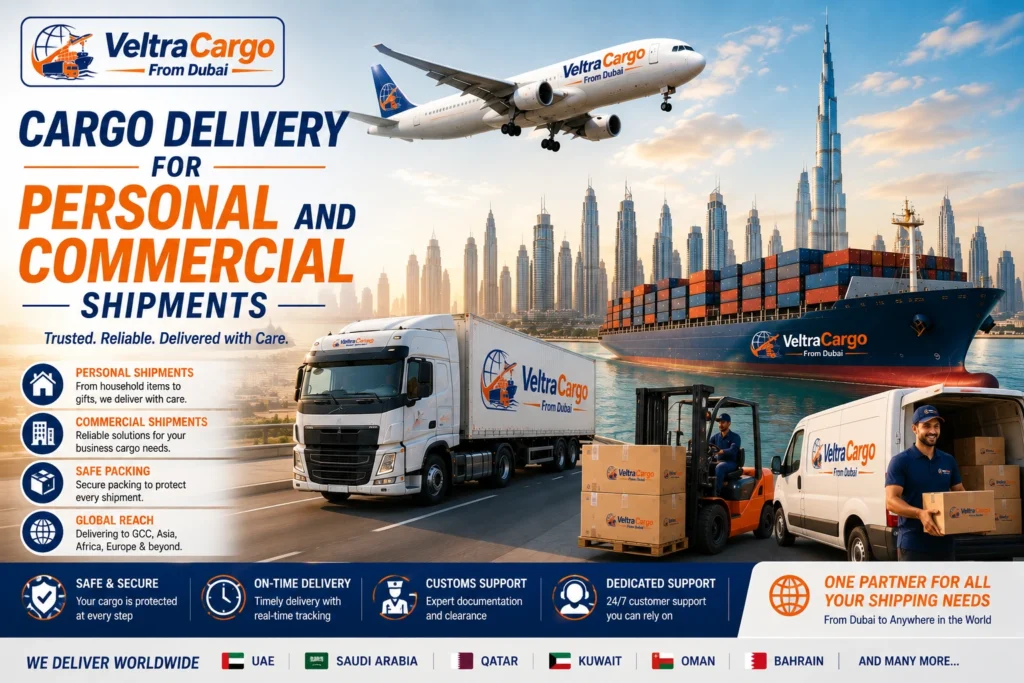 Cargo Delivery for Personal and Commercial Shipments
