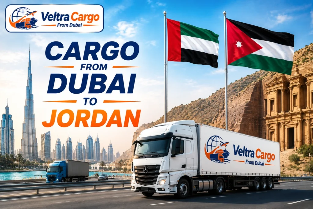 Cargo from Dubai to Jordan