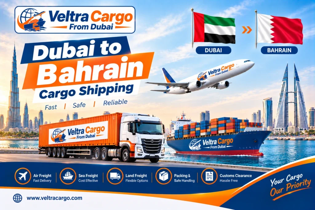 Dubai to Bahrain Cargo Shipping