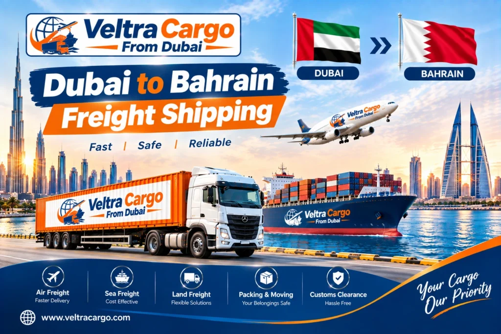 Dubai to Bahrain Freight Shipping