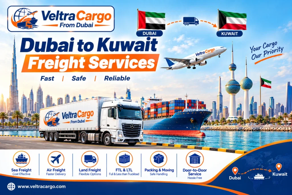 Dubai to Kuwait Freight Services