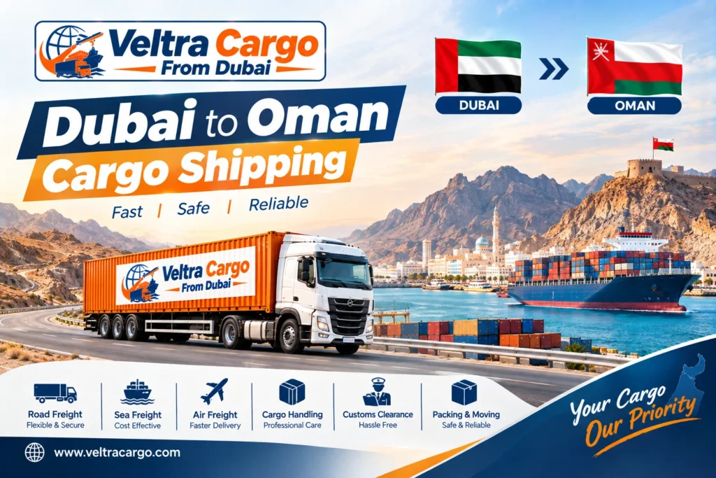 Dubai to Oman Cargo Shipping