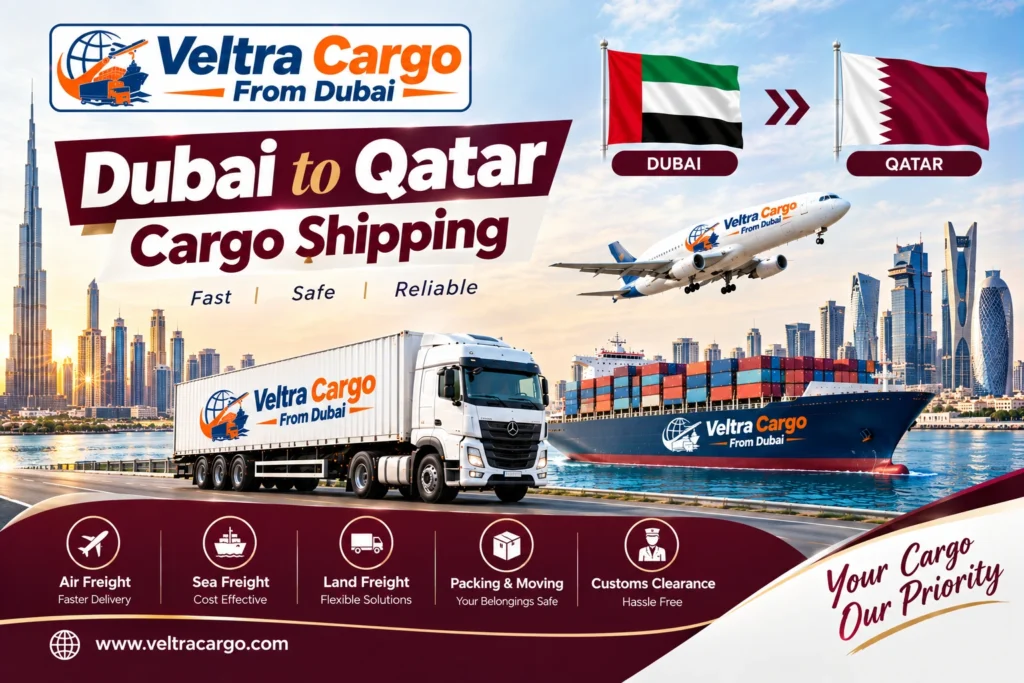 Dubai to Qatar Cargo Shipping