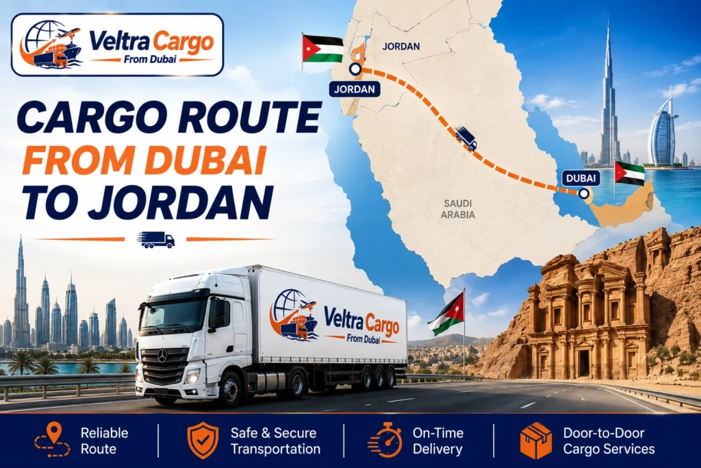 Cargo from Dubai to Jordan