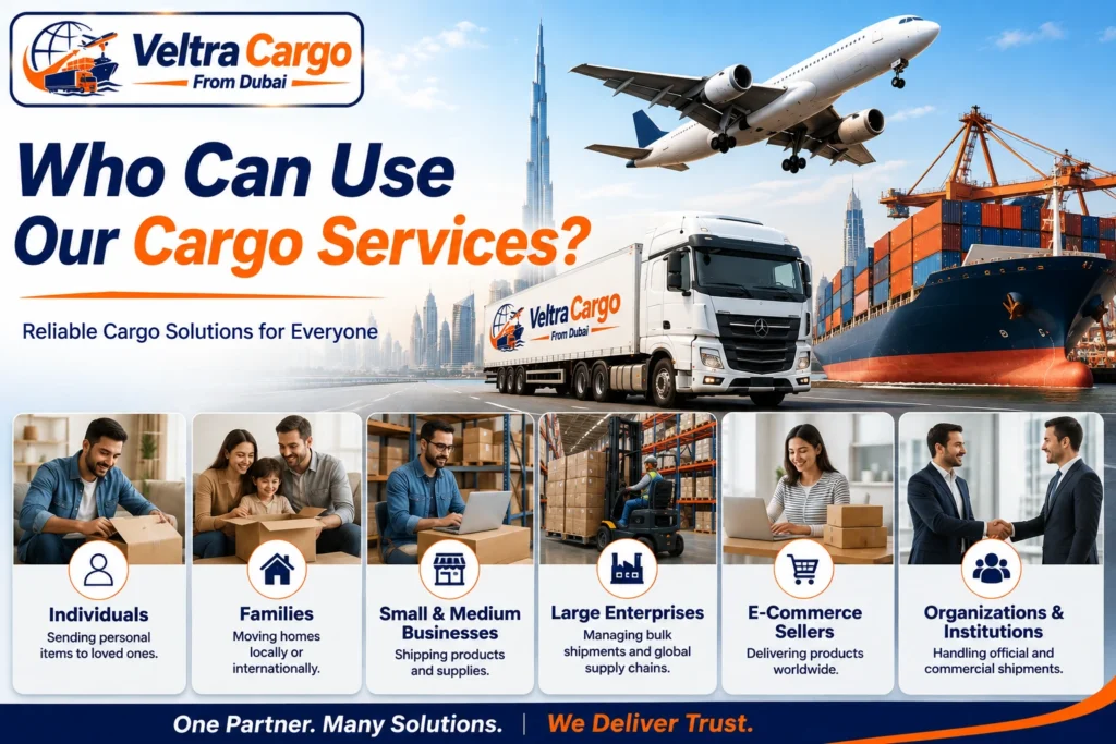 Cargo from Dubai to Jordan
