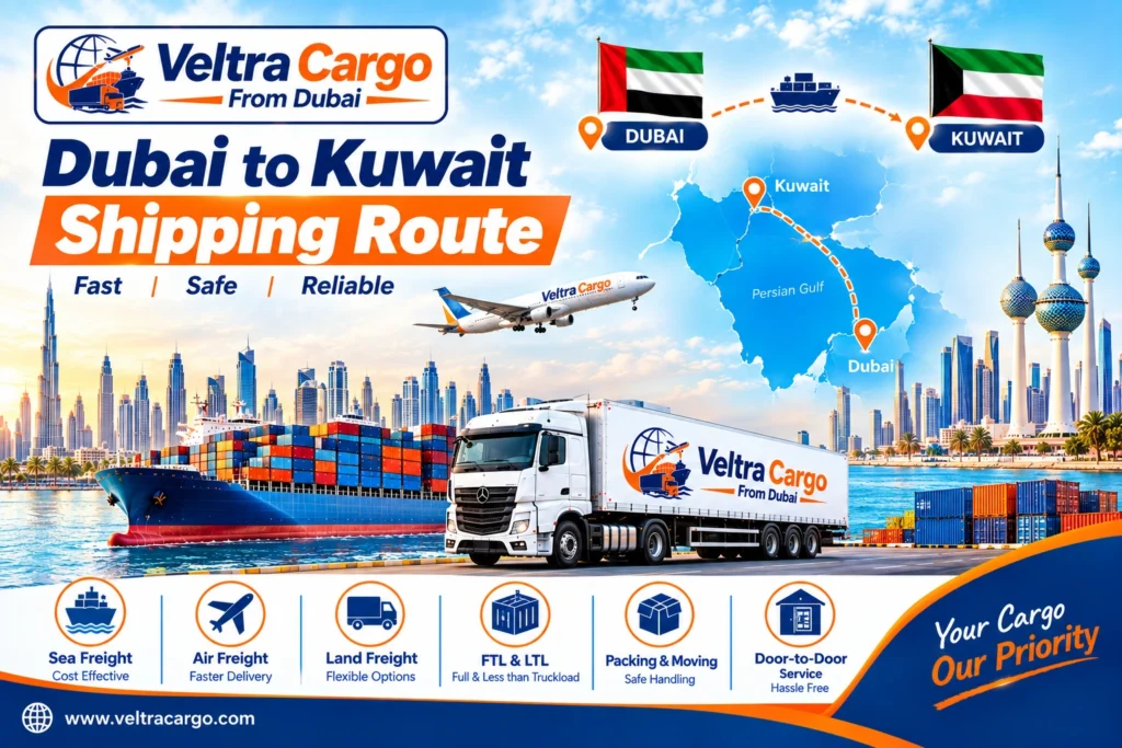 Dubai to Kuwait Freight Services