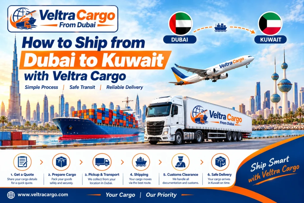Dubai to Kuwait Freight Services