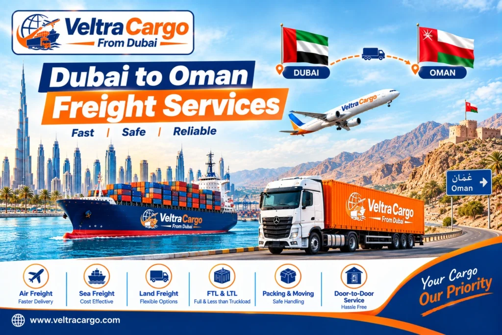 Dubai to Oman Freight Services