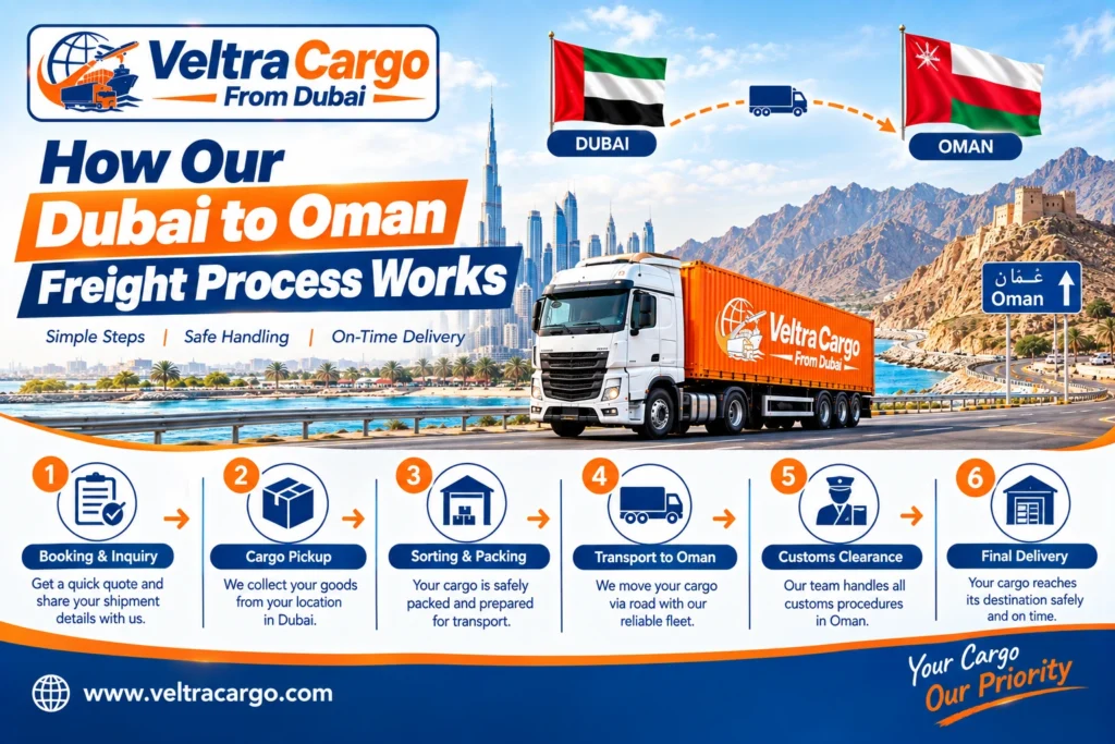 Dubai to Oman Freight Services