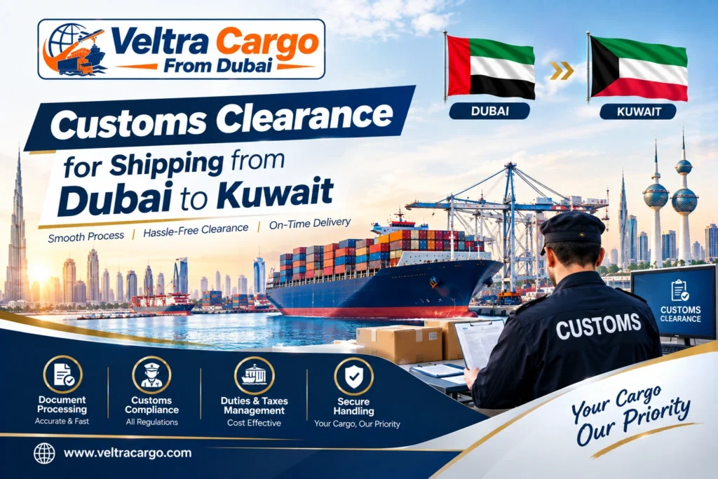 Dubai to Kuwait Cargo Shipping